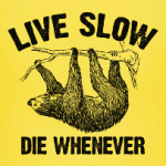 Live slow, die whenever
