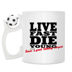 Кружка с футбольным мячиком