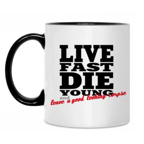 Кружка Live Fast Die Young