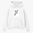 Толстовка худи оверсайз