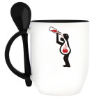 Кружка с ложкой