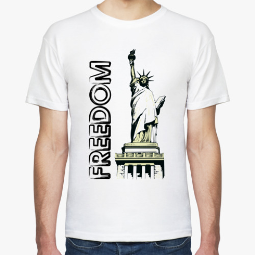 Футболка с принтом Свобода!