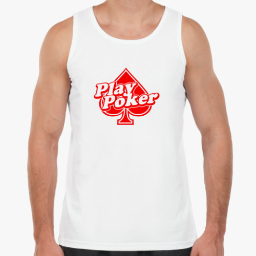 Майка с принтом PlayPoker