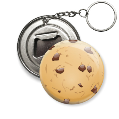 Брелок-открывашка с принтом Печенька