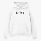 Толстовка худи оверсайз