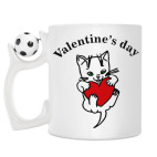 Кружка с футбольным мячиком