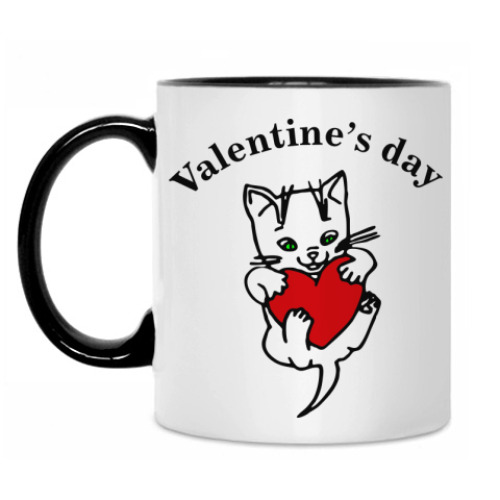 Кружка Valentine's day Cat