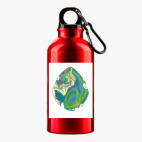 Металлическая бутылка 400 мл UV-DTF