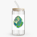 Банка с бамбуковой крышкой