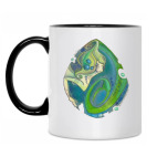 Кружка двухцветная