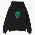 Толстовка худи оверсайз