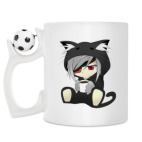 Кружка с футбольным мячиком