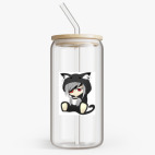 Банка с бамбуковой крышкой