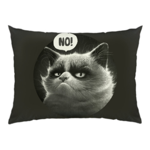 Подушка Кот Tard Grumpy Cat портрет
