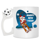 Кружка с футбольным мячиком