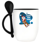 Кружка с ложкой