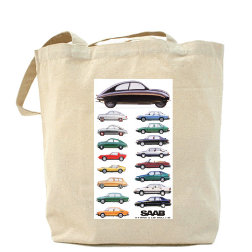 Сумка шоппер с принтом True Saab