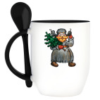 Кружка с ложкой