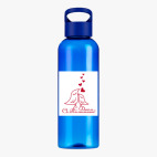 Прозрачная спортивная бутылка