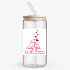 Банка с бамбуковой крышкой