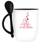 Кружка с ложкой