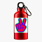 Металлическая бутылка 400 мл UV-DTF