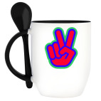 Кружка с ложкой