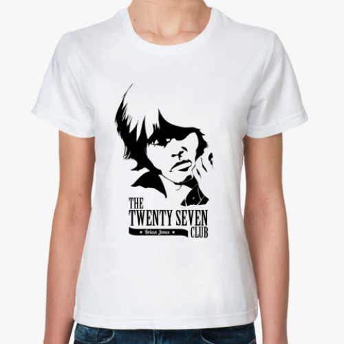 Классическая футболка с принтом 27 Club Jones