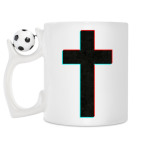 Кружка с футбольным мячиком