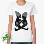 Женская футболка органик