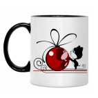 Кружка двухцветная