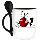 Кружка с ложкой