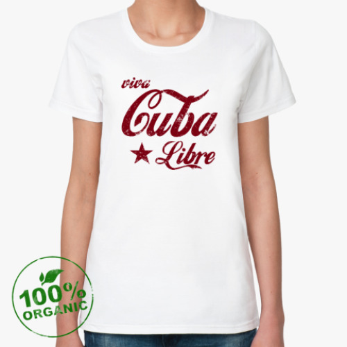 Женская футболка из органик-хлопка Cuba Libre