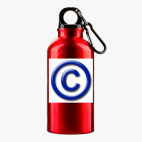 Металлическая бутылка 400 мл UV-DTF