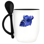 Кружка с ложкой