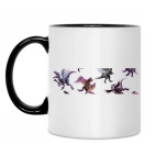 Кружка двухцветная