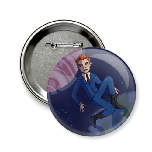 Значок 58мм с принтом Джерард Уэй