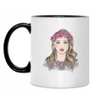 Кружка двухцветная