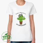 Женская футболка органик