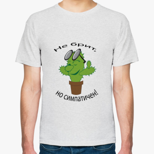 Футболка с принтом Кактус