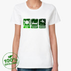 Женская футболка органик