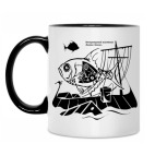 Кружка двухцветная