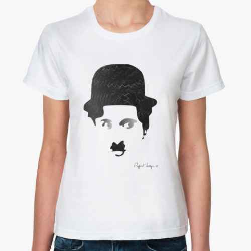 Классическая футболка с принтом  Чарли