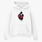 Толстовка худи оверсайз