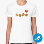 Женская спортивная футболка