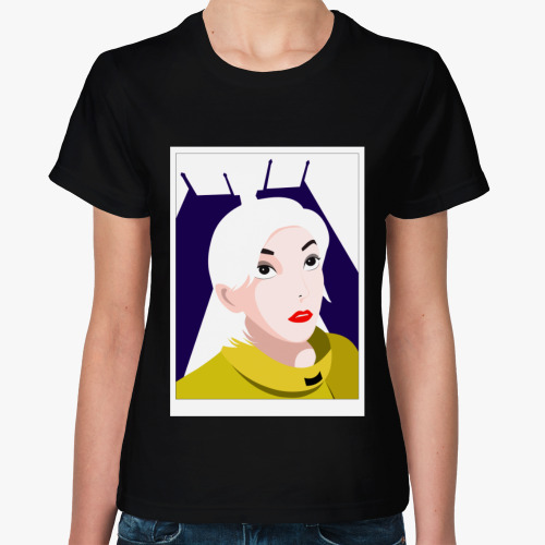 Женская футболка Девушка из Питера
