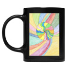 Кружка цветная UV-DTF