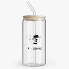 Банка с бамбуковой крышкой