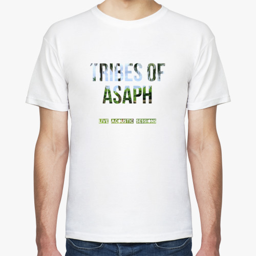 Футболка Альбом Tribes of Asaph с пальмами и океаном