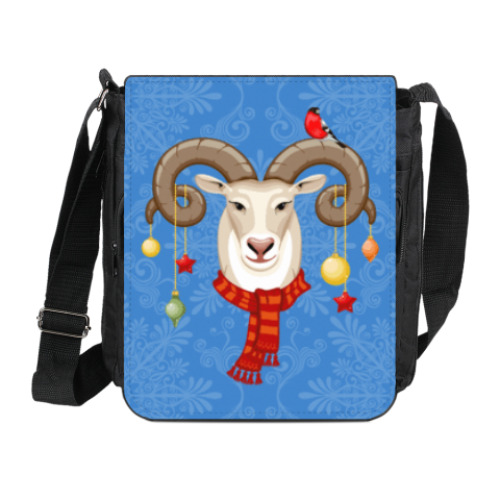 Сумка на плечо (мини-планшет) с принтом Волшебный Баран